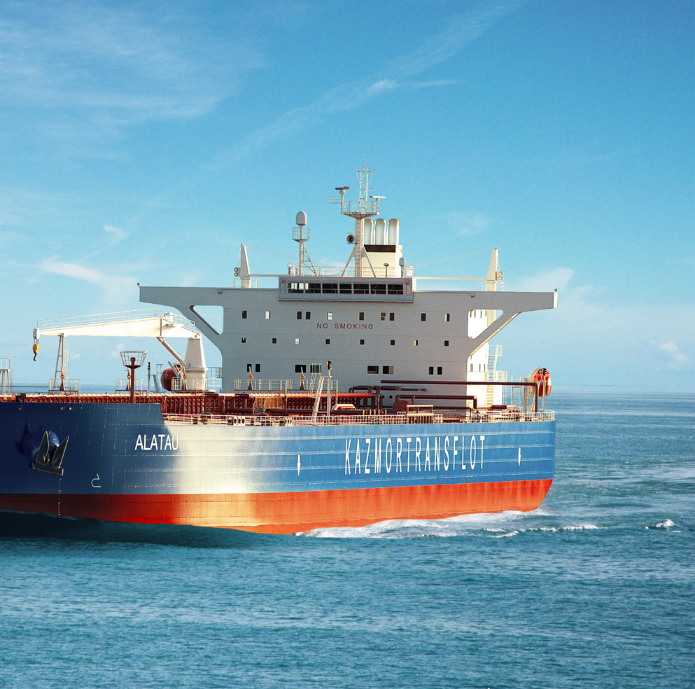 Tanker on water
