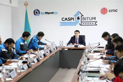 Magzum Mirzagaliyev Meets with Mangistaumunaigas JSC’s and JV Caspi Bitum LLP’s Management