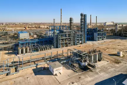 Head of KMG Gives Instructions to Increase Production at Aktau Bitumen Plant of Caspi Bitum