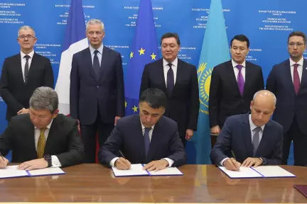 КазМунайГаз, Министерство энергетики и Тоталь подписали меморандум о сотрудничестве