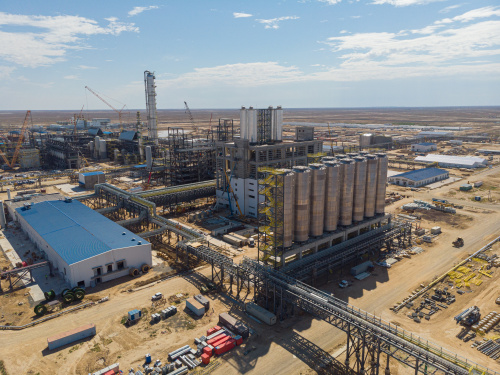 Construction of a gas chemical complex in the Atyrau region