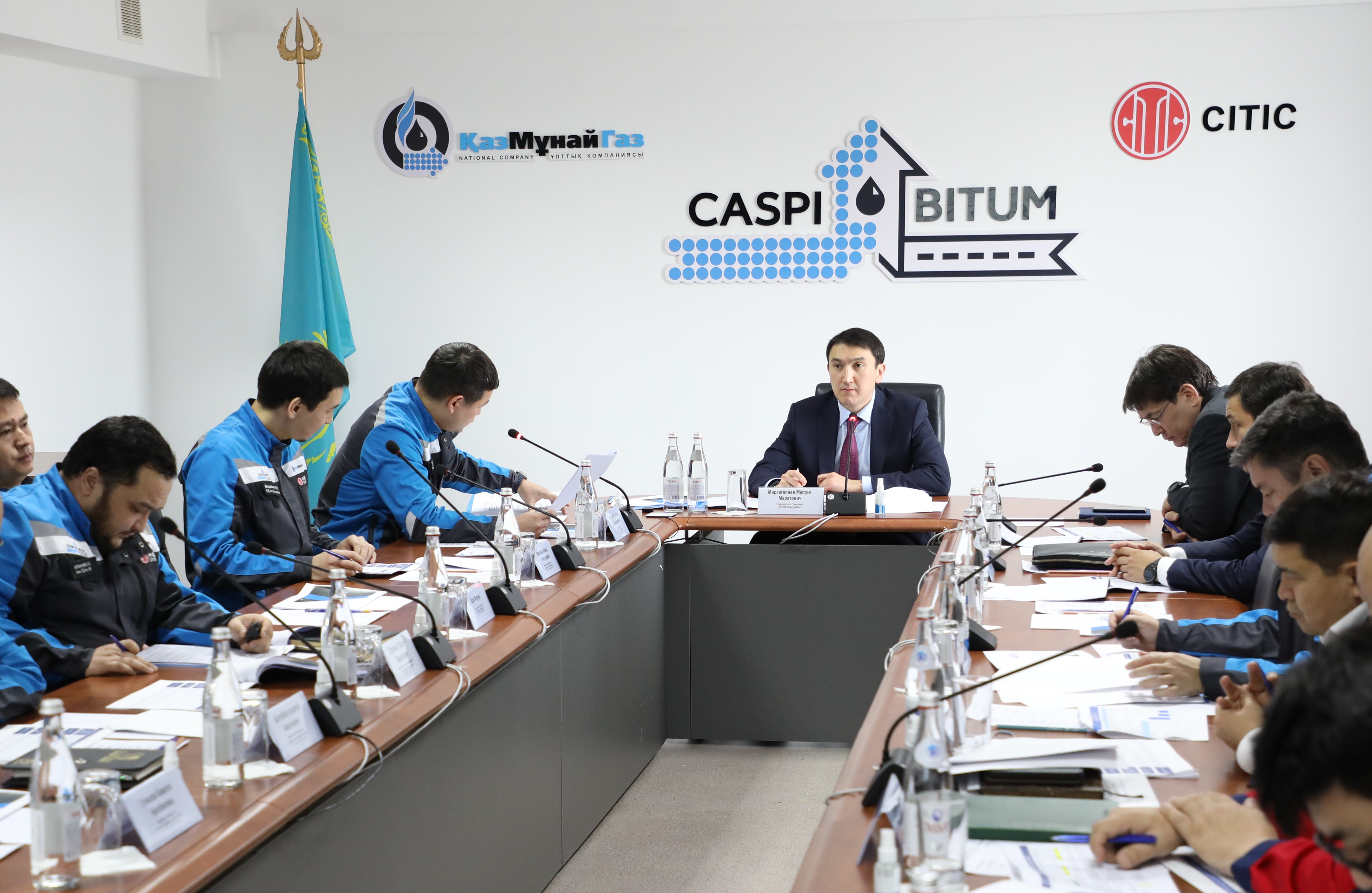 Мағзұм Мырзағалиев «Маңғыстаумұнайгаз» және «Caspi Bitum» компанияларының басшылығымен кеңес өткізді